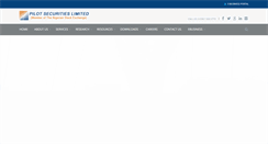 Desktop Screenshot of pilot-securities.com