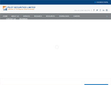Tablet Screenshot of pilot-securities.com